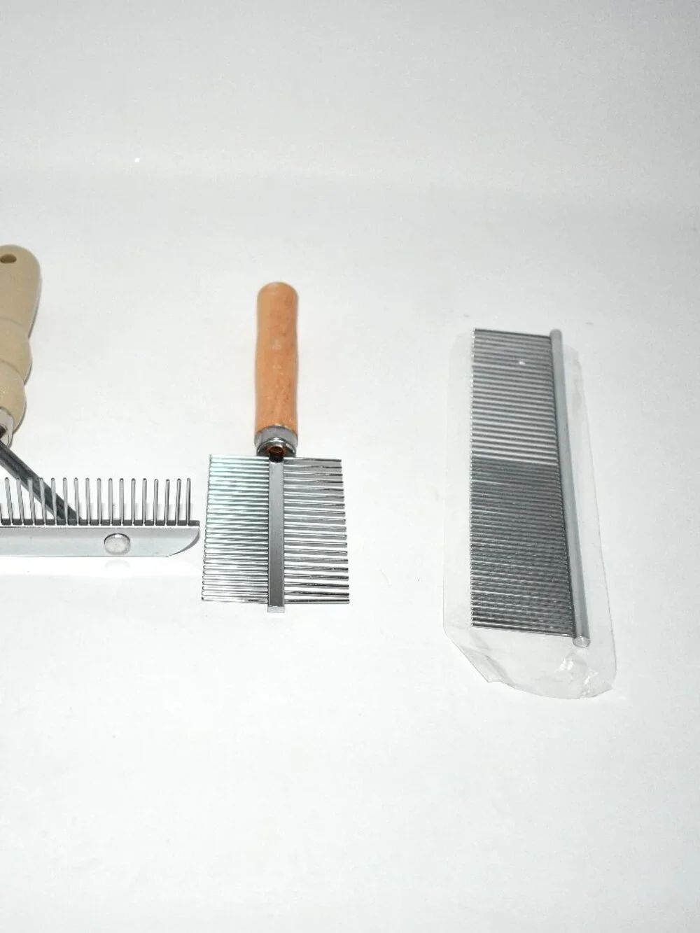 Tsxurepaw 3 Pack Dog Grooming Brush Set, Undercoat Rake Shedding Comb, Long Hair